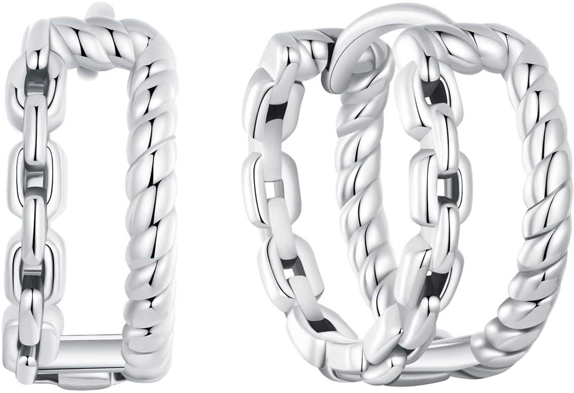 

Серьги конго из серебра bamoer SCE1702, SCE1702