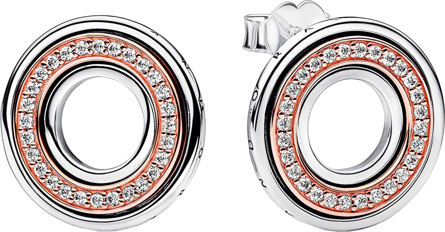 

Серьги из серебра Pandora 282780C01-S, фианит, 282780C01-S
