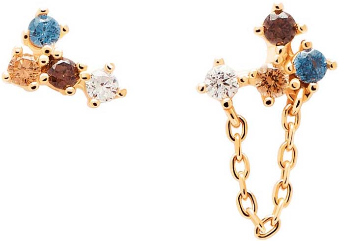 

Серьги из серебра PDPAOLA AR01-295-U, корунд/фианит, AR01-295-U