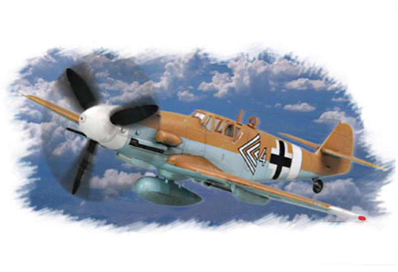 фото Сборная модель hobbyboss 1/72 самолет bf109g-2/trop 80224