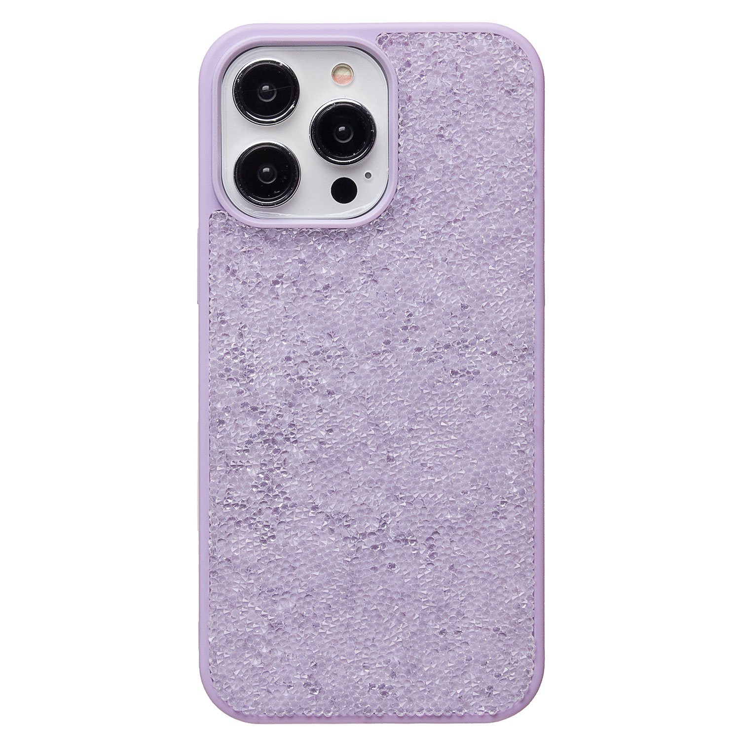 

Чехол для iPhone 14 Pro Max пластиковый Posh Shine <фиолетовый>