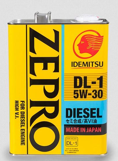 

Моторное масло Idemitsu полусинтетическое ZEPRO DIESEL DL-1 5W30 4л