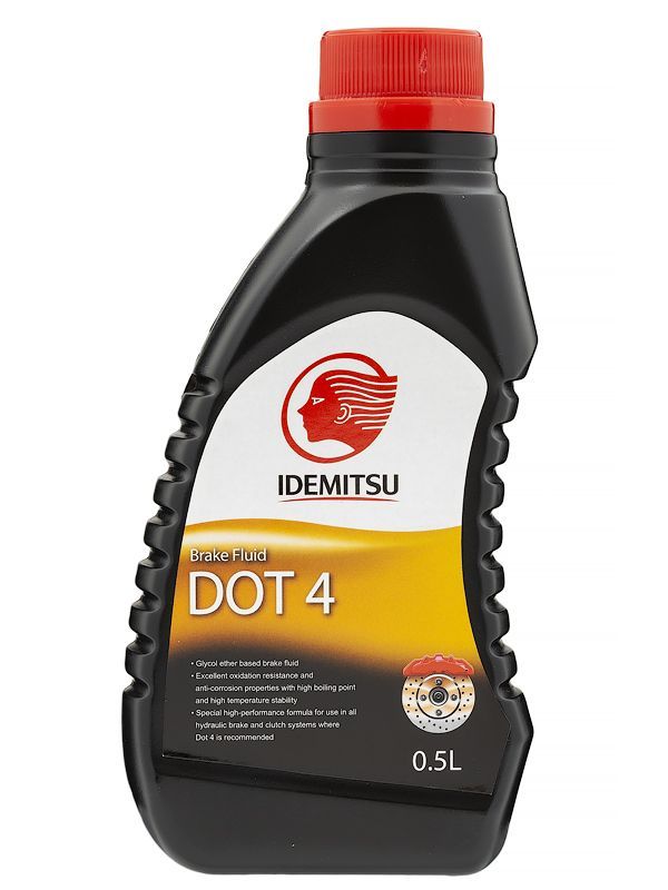 Тормозная жидкость IDEMITSU BRAKE FLUID DOT-4 (0,5л)