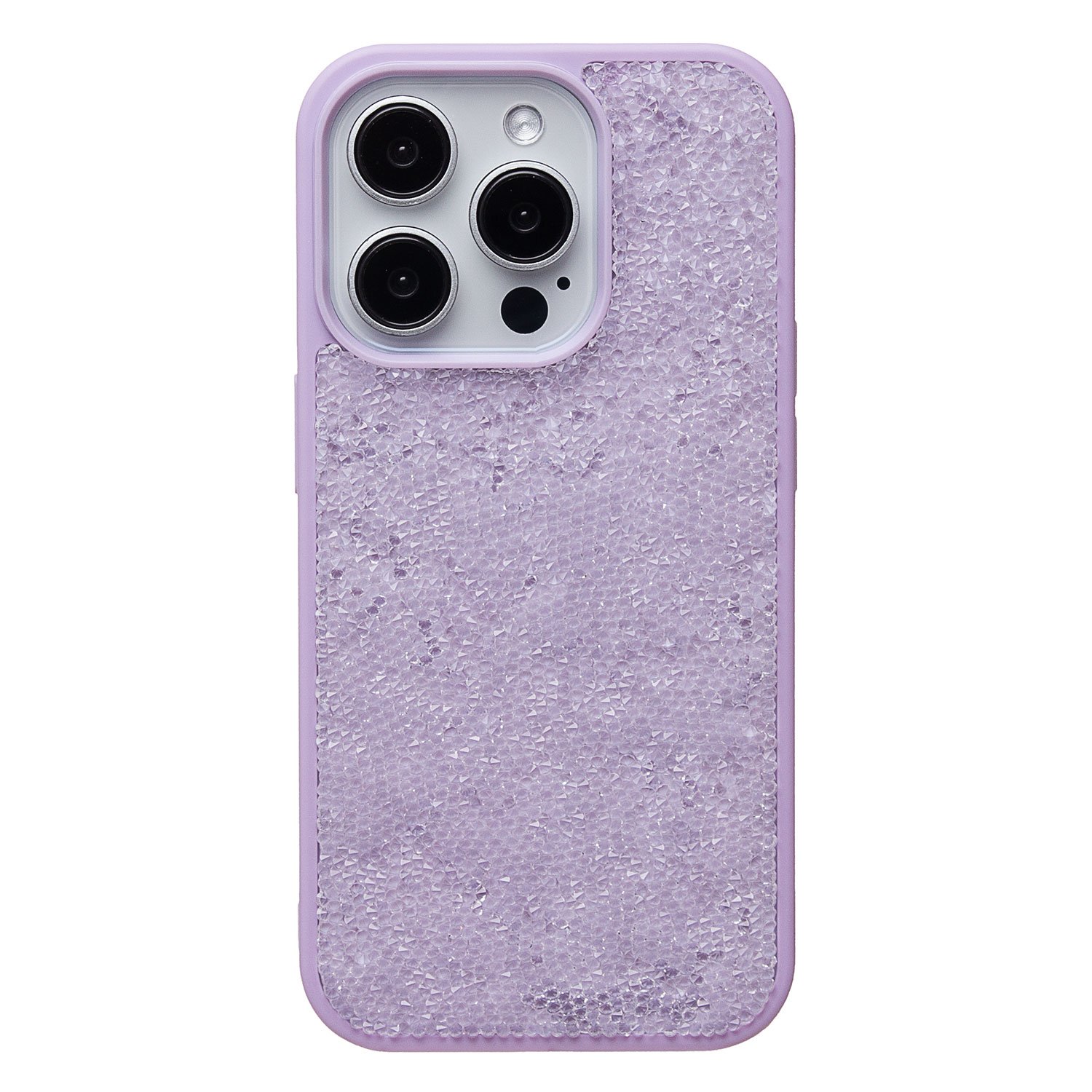 

Чехол для iPhone 15 Pro пластиковый Posh Shine <фиолетовый>