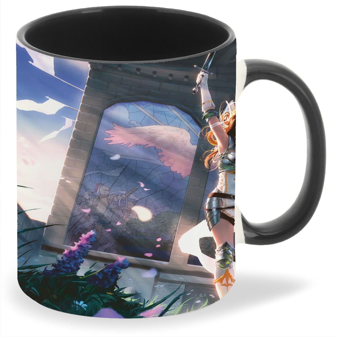 

Кружка CoolPodarok magic the gathering Девушка с мечем, magic the gathering Девушка с мечем