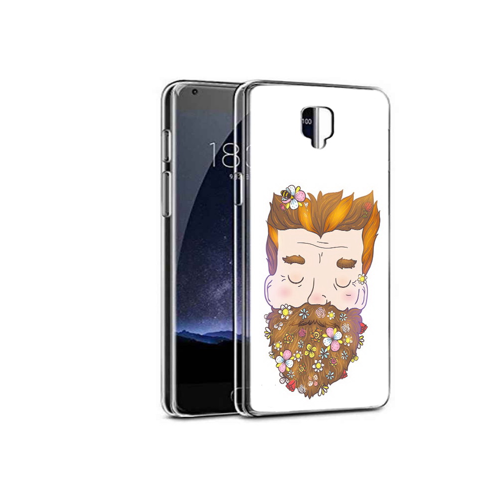 

Чехол MyPads Tocco для OnePlus 3 мужчина с цветами в бороде (PT47261.124.489), Прозрачный, Tocco