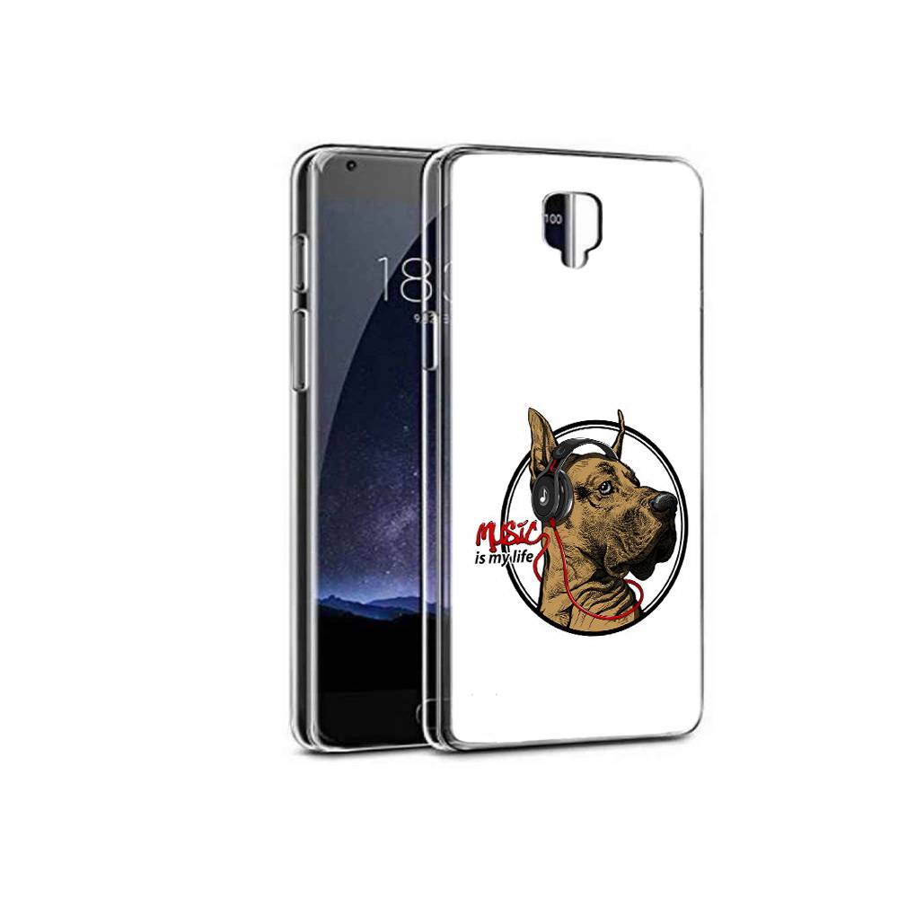 

Чехол MyPads Tocco для OnePlus 3 музыкальная собака (PT47261.124.490), Прозрачный, Tocco