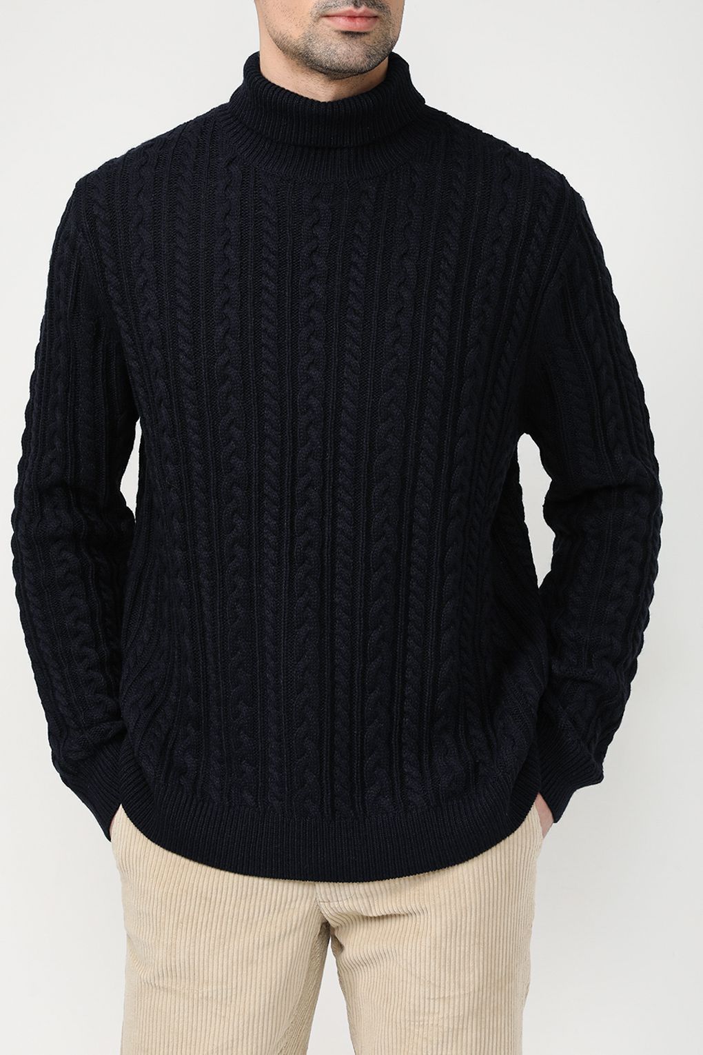 

Свитер мужской OVS 1895598 синий 2XL, 1895598