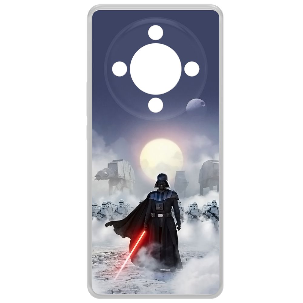 

Чехол-накладка Krutoff Clear Case Звездные Войны. Дарт Вейдер для Honor X9b, Прозрачный