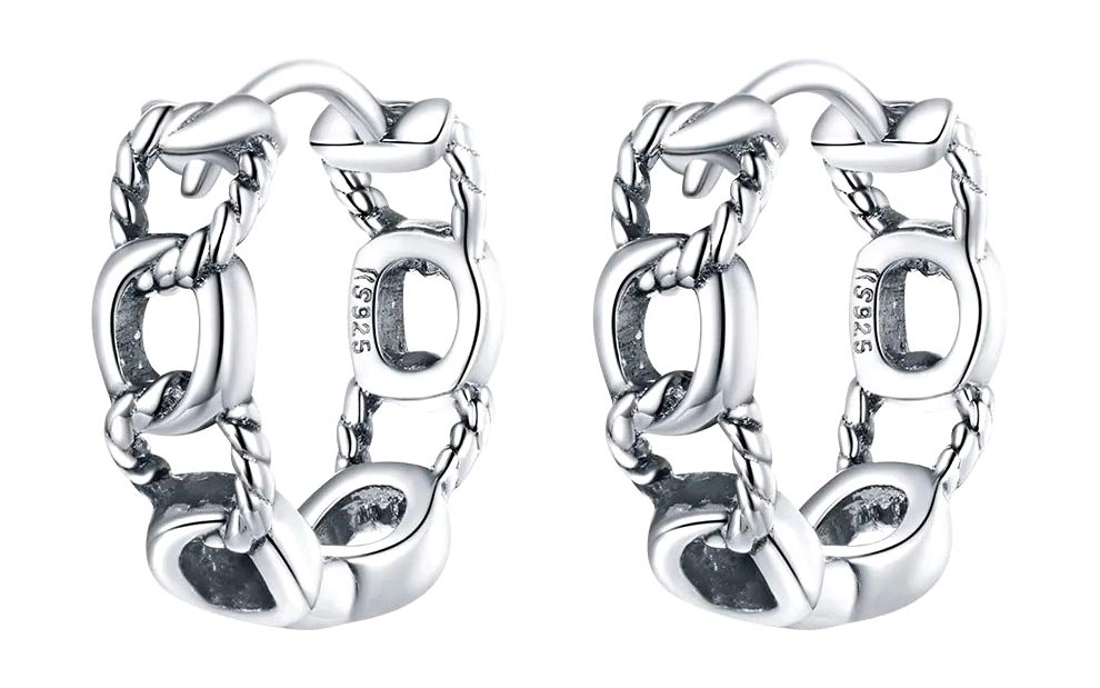

Серьги конго из серебра bamoer SCE960, SCE960