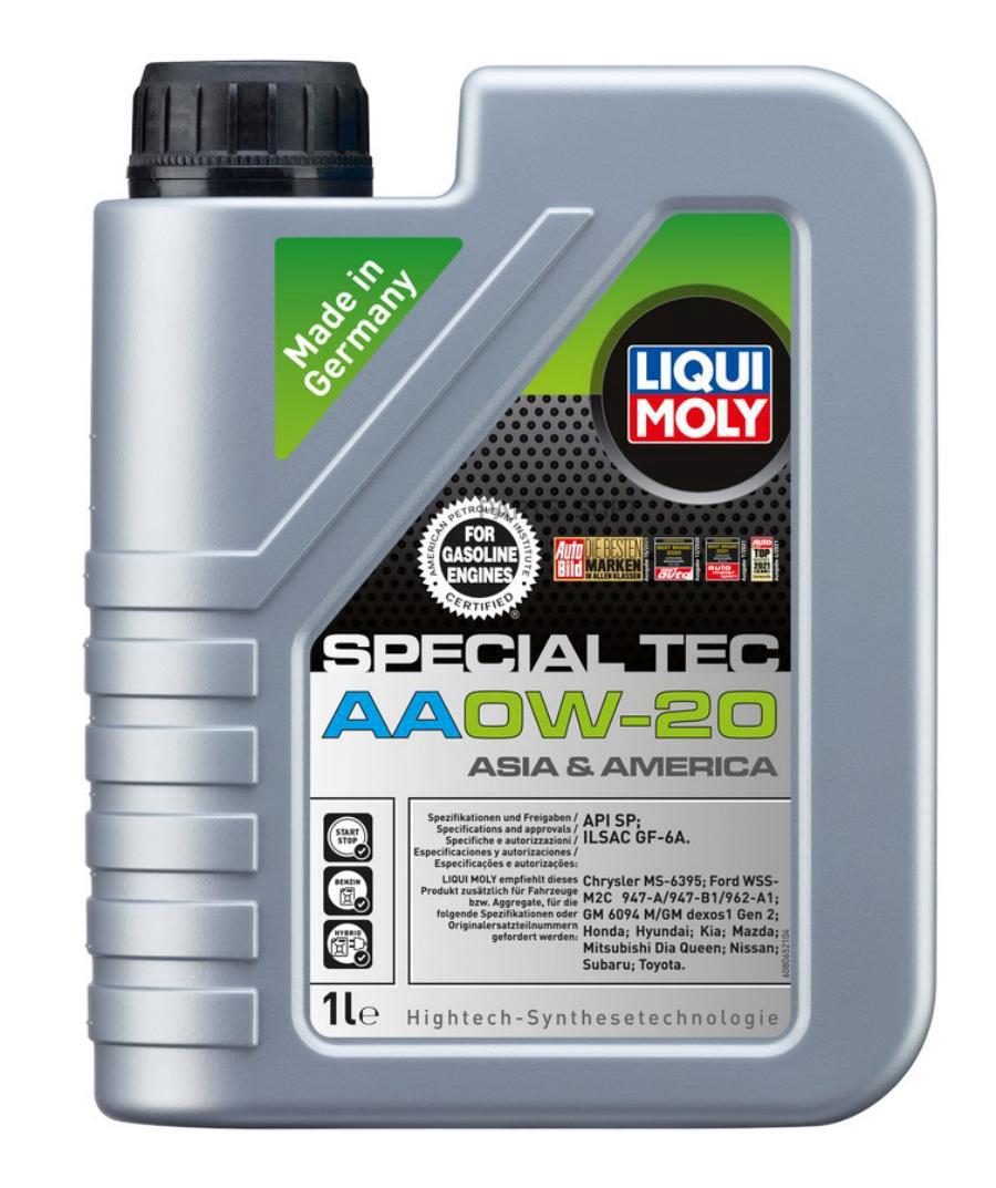 

Моторное масло LIQUI MOLY cинтетическое 0W20 SN SPECIAL TEC AA 1л