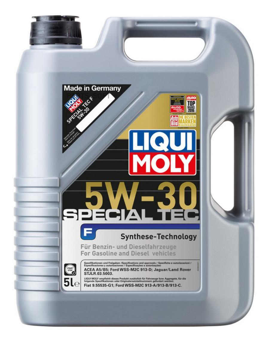 

Моторное масло LIQUI MOLY cинтетическое 5W30 SPECIAL TEC F 5л