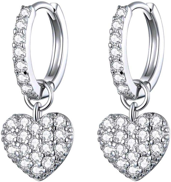 

Серьги из серебра bamoer SCE821, фианит, SCE821