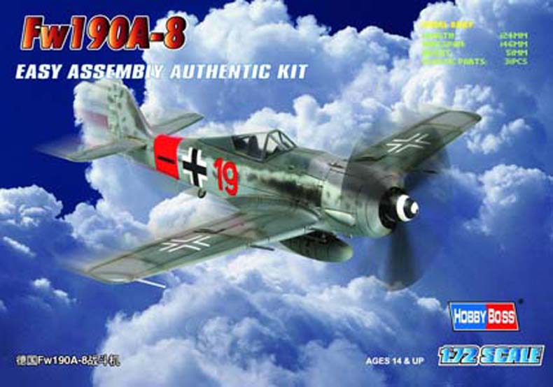 

Сборная модель HobbyBoss 1/72 Самолет Fw190A-8 80244