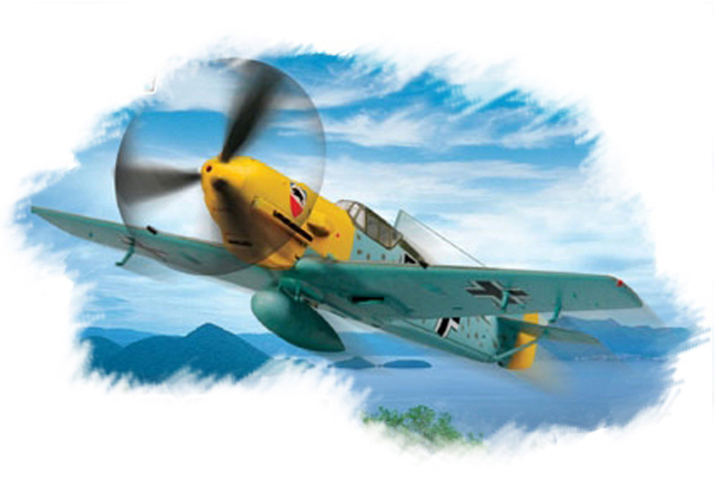 

Сборная модель HobbyBoss 1/72 Самолет Bf109E-3 80253