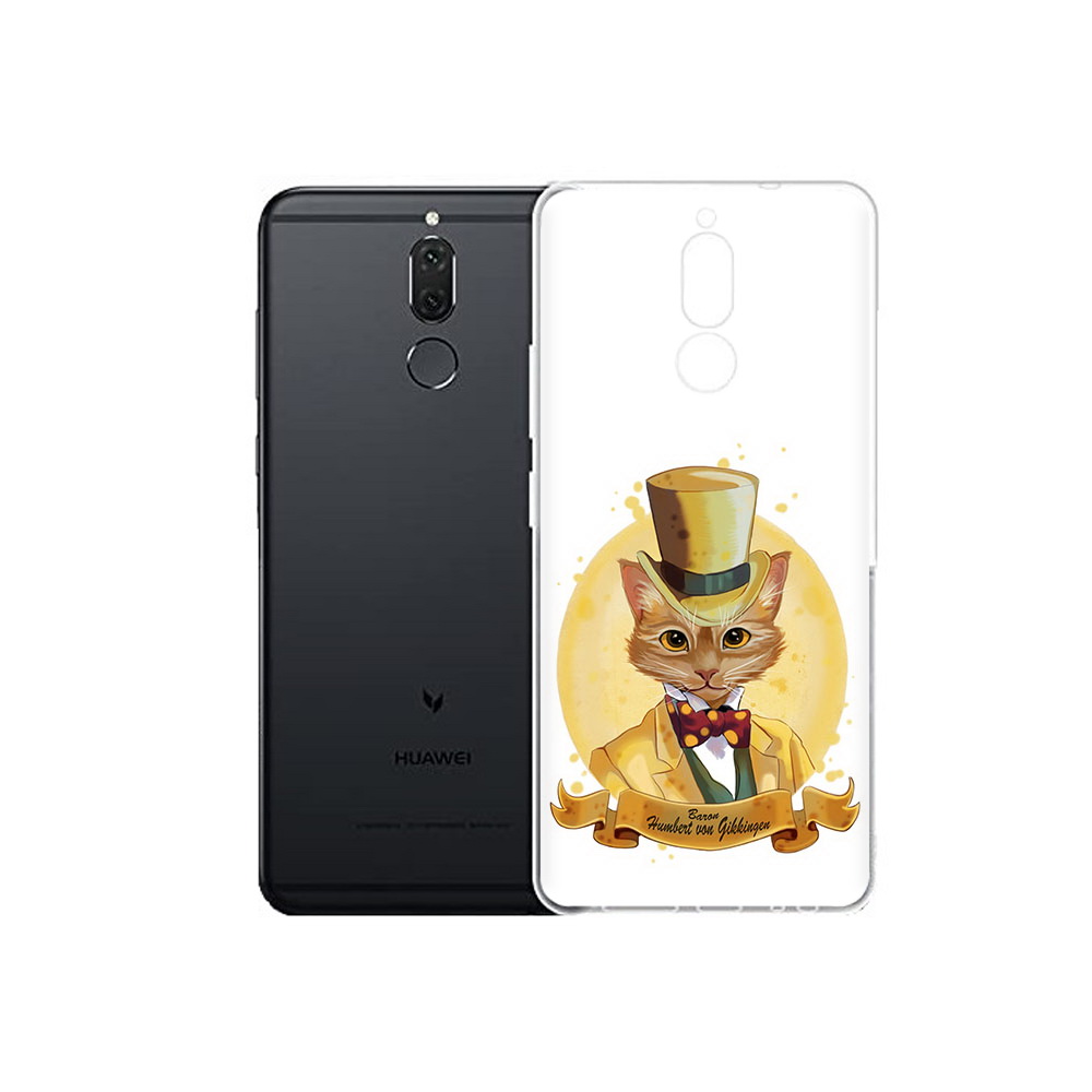 

Чехол MyPads Tocco для Huawei Nova 2i кот юрист (PT92543.64.401), Прозрачный, Tocco