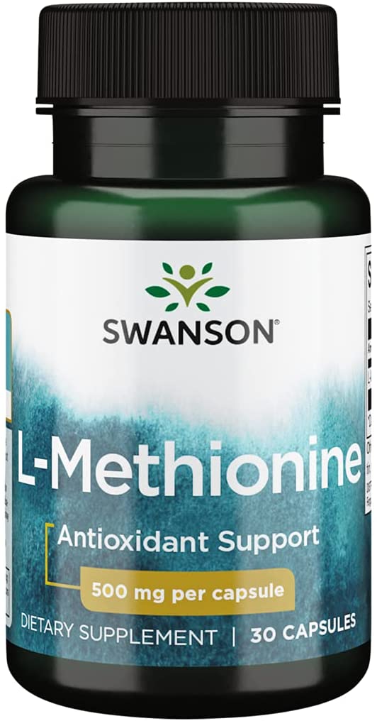 L-метионин Аминокислота Swanson L-Methionine капсулы 500 мг 30 шт.