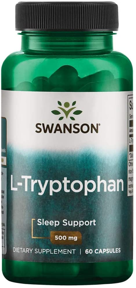 L-триптофан Swanson L-Tryptophan капсулы 500 мг 60 шт.