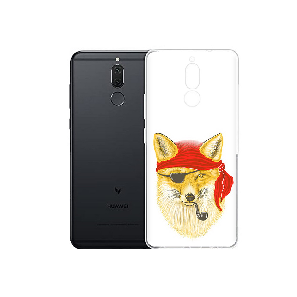 

Чехол MyPads Tocco для Huawei Nova 2i лиса-пират (PT92543.64.440), Прозрачный, Tocco