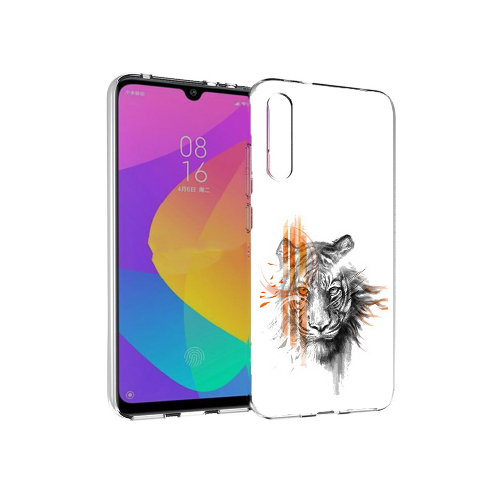 

Чехол MyPads Tocco для Xiaomi Mi CC9e огненный тигр (PT134188.271.526), Прозрачный, Tocco