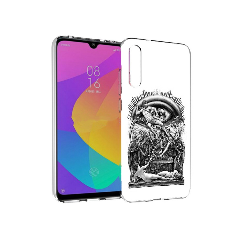 

Чехол MyPads Tocco для Xiaomi Mi CC9e оракул черно белый (PT134188.271.528), Прозрачный, Tocco