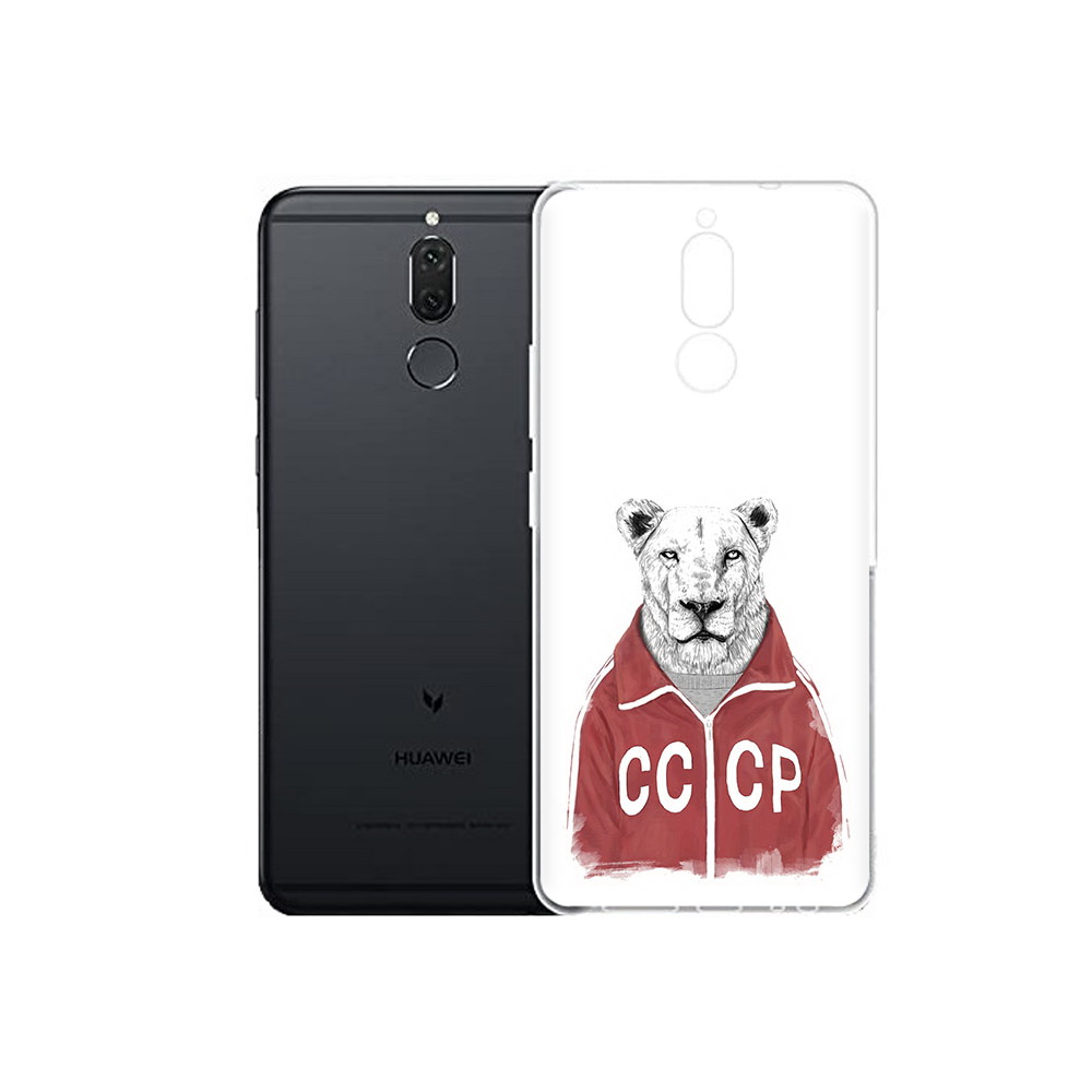

Чехол MyPads Tocco для Huawei Nova 2i львица ссср (PT92543.64.450), Прозрачный, Tocco