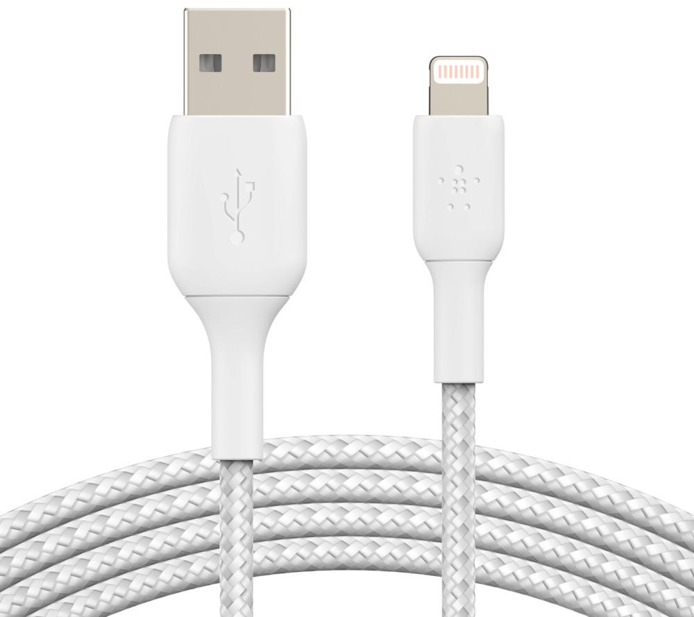 фото Кабель belkin boost charge (caa002bt3mwh) usb-a/lightning 3m (white)