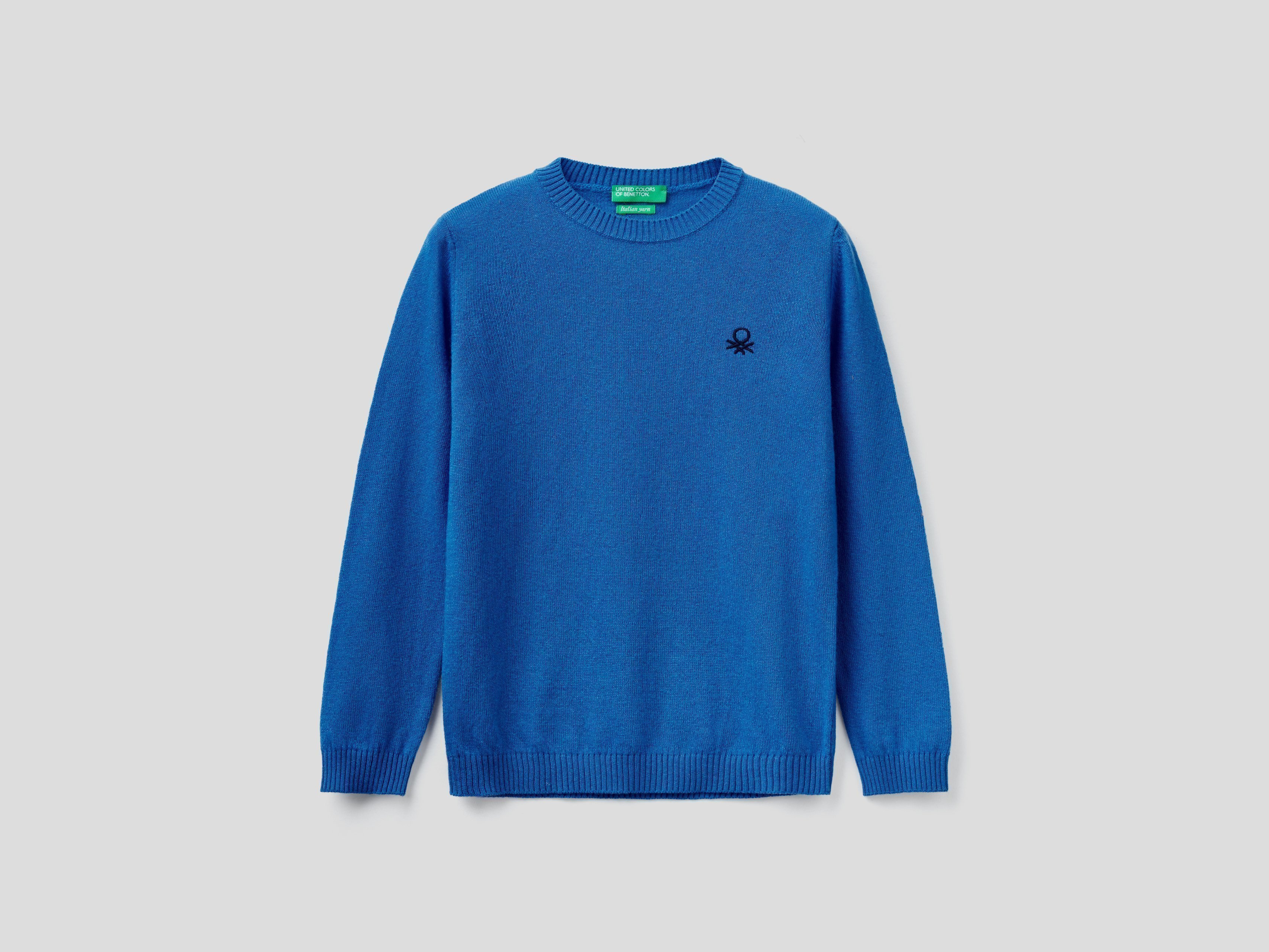 

Джемпер для мальчиков Benetton цв. синий р.140, 21A_1032C1931