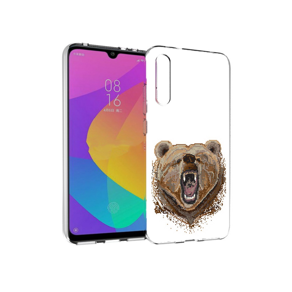 Чехол MyPads Tocco для Xiaomi Mi CC9e пиксельный медведь (PT134188.271.539)