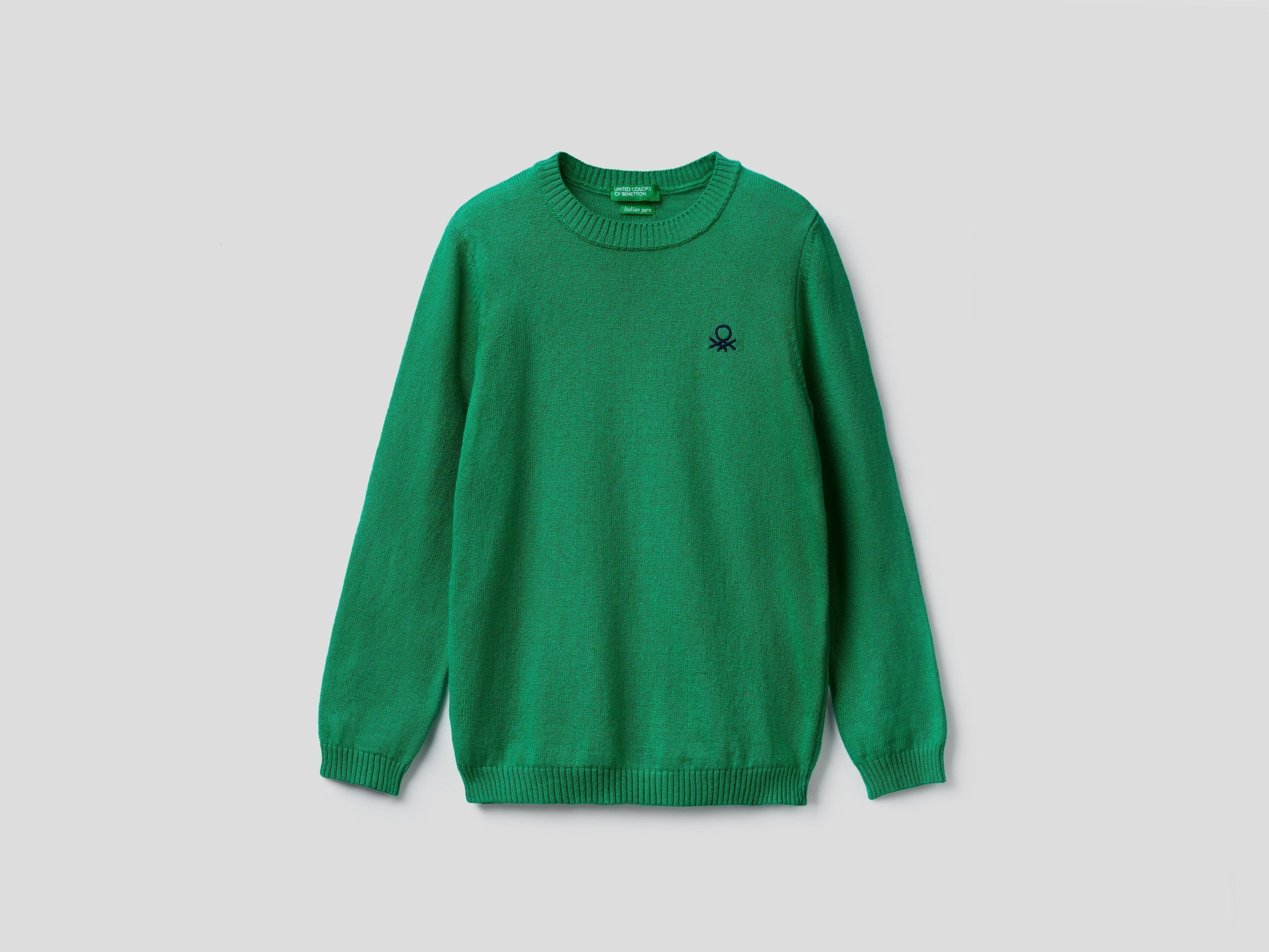 

Джемпер для мальчиков Benetton цв. зеленый р.158, 21A_1032C1931