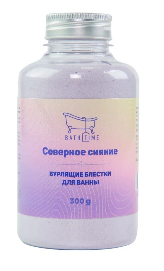 Шиммер для ванны Bath Time Северное сияние 300 г 170₽