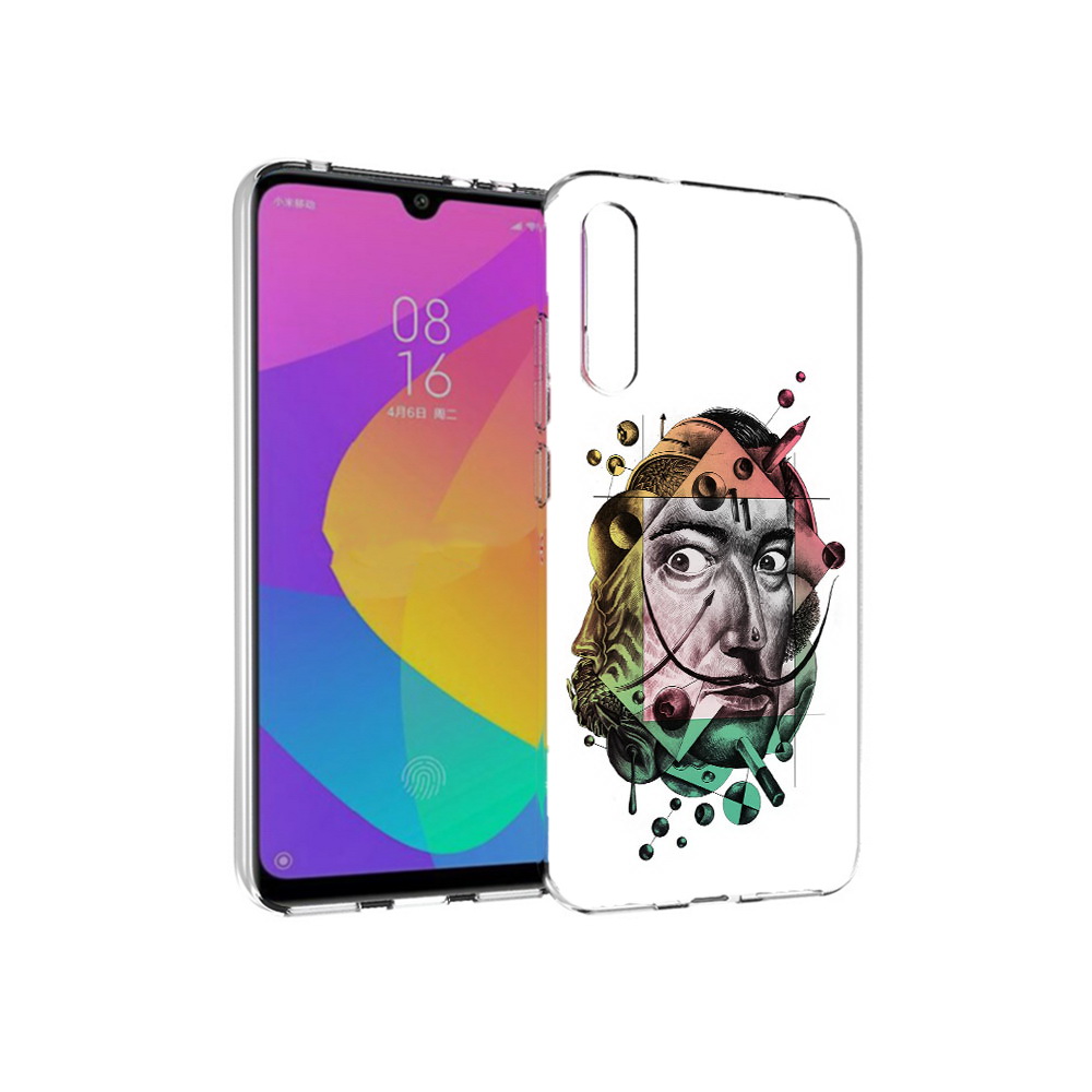 

Чехол MyPads Tocco для Xiaomi Mi CC9e разноцветное лицо абстракция (PT134188.271.570), Прозрачный, Tocco