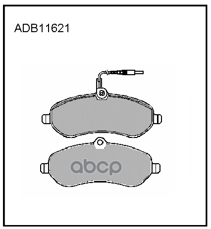 

Колодки Передние Citroen Jumpy/Fiat Scudo/Peugeot Expert Adb 11621 ALLIED NIPPON арт. ADB