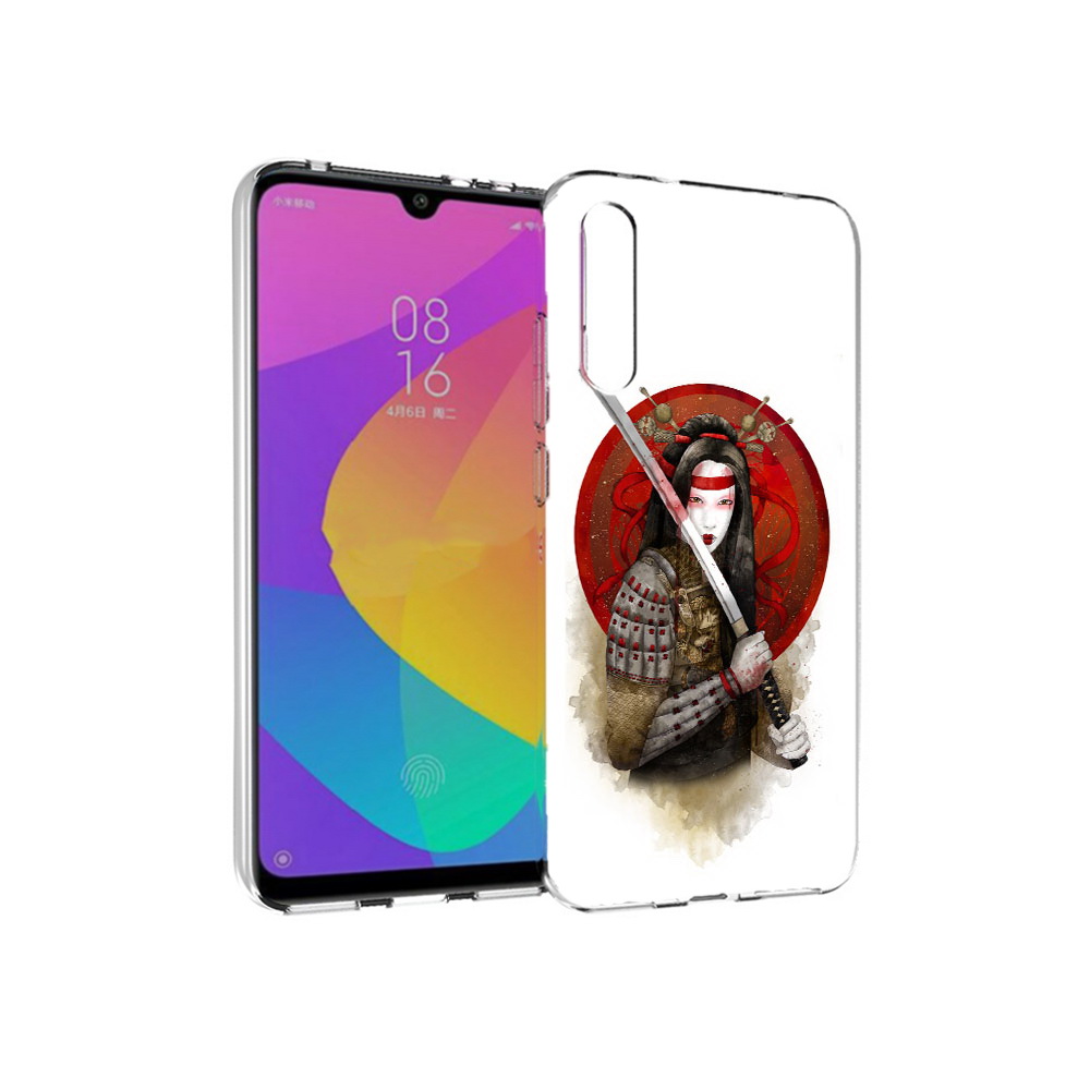 

Чехол MyPads Tocco для Xiaomi Mi CC9e рисованная девушка с катаной (PT134188.271.580), Прозрачный, Tocco