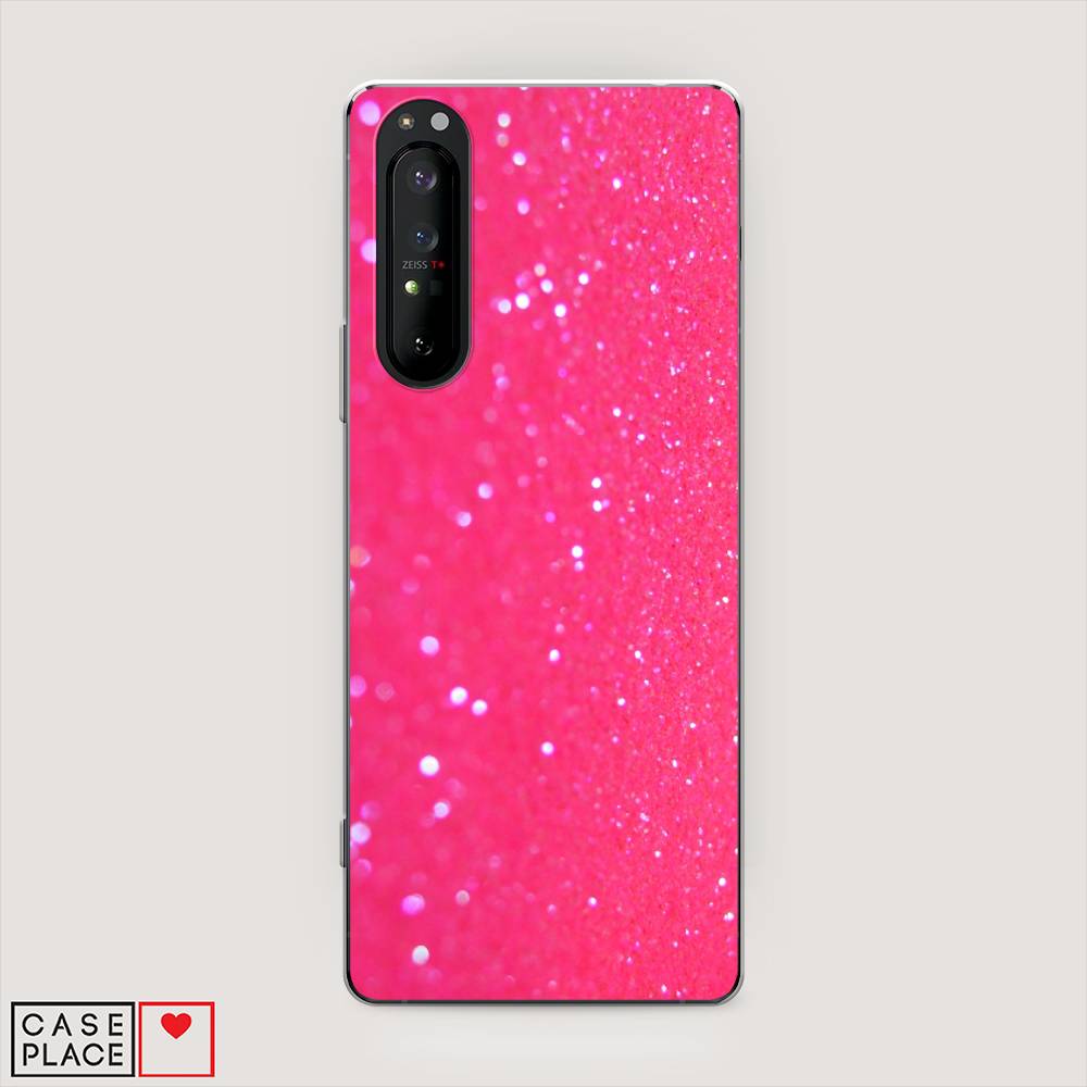 

Чехол Awog "Малиновые блестки рисунок" для Sony Xperia 1 II