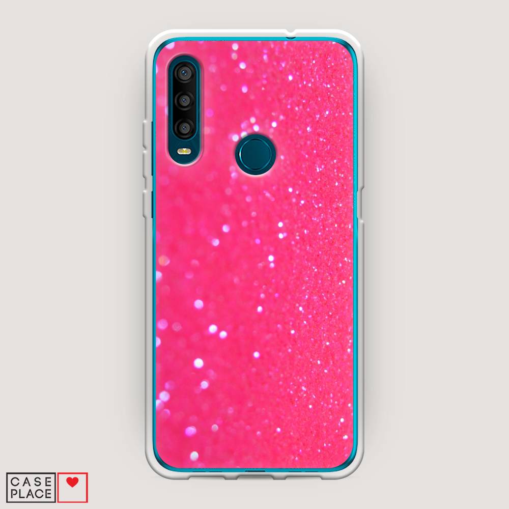 

Чехол Awog "Малиновые блестки рисунок" для Alcatel 1SE (2020)