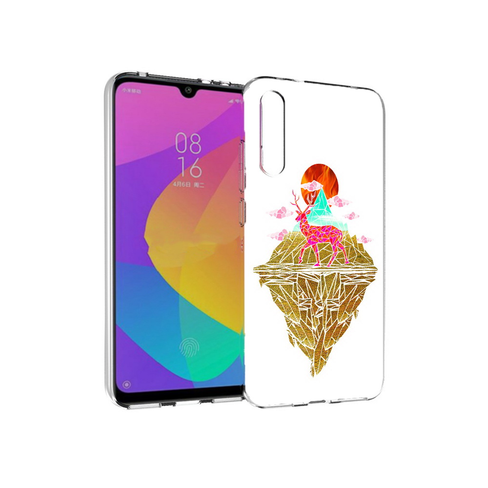 

Чехол MyPads Tocco для Xiaomi Mi CC9e розовый олень абстракция (PT134188.271.586), Прозрачный, Tocco