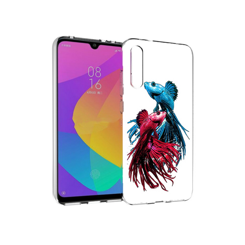 

Чехол MyPads Tocco для Xiaomi Mi CC9e рыбы петушки (PT134188.271.592), Прозрачный, Tocco