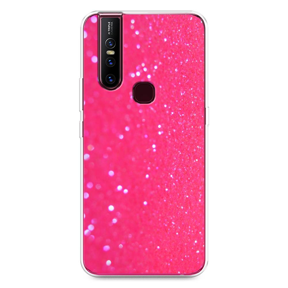 

Чехол Awog "Малиновые блестки рисунок" для Vivo V15
