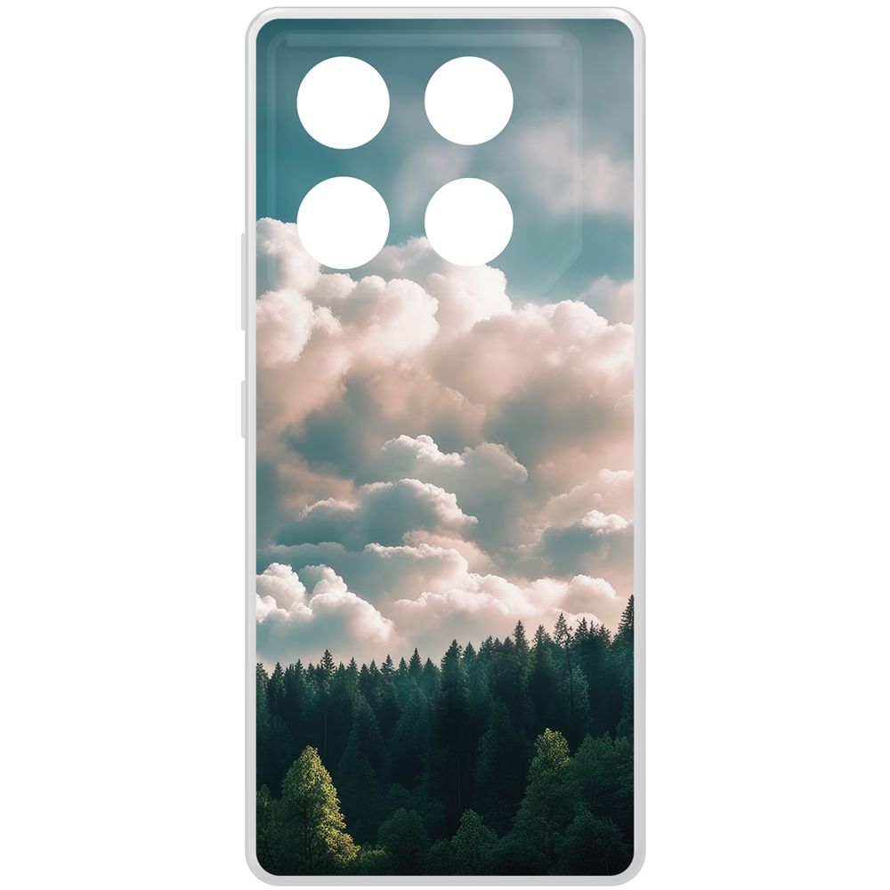 

Чехол-накладка Krutoff Clear Case Облачно для INFINIX GT 20 Pro, Прозрачный
