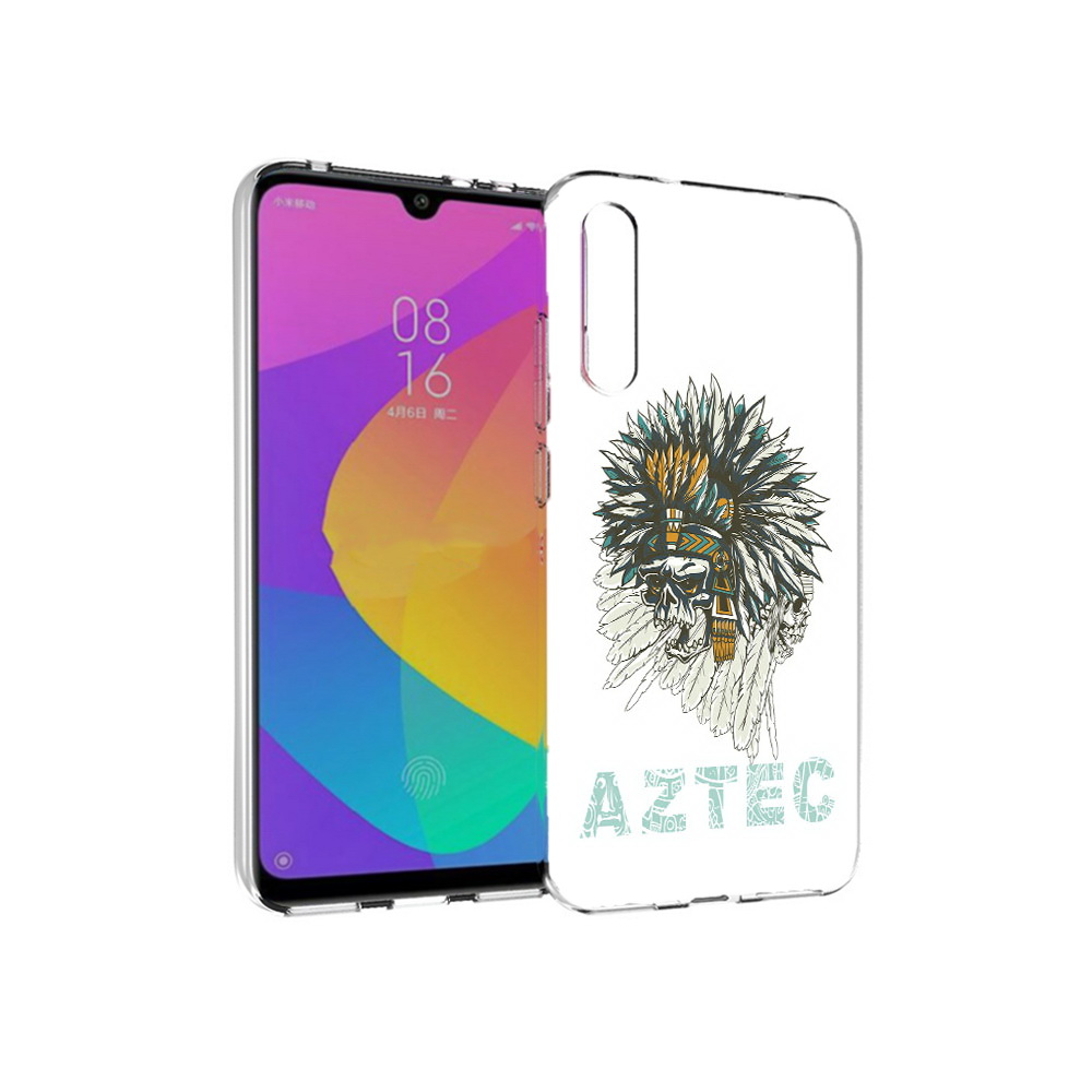 

Чехол MyPads Tocco для Xiaomi Mi CC9e скелет индеец (PT134188.271.602), Прозрачный, Tocco