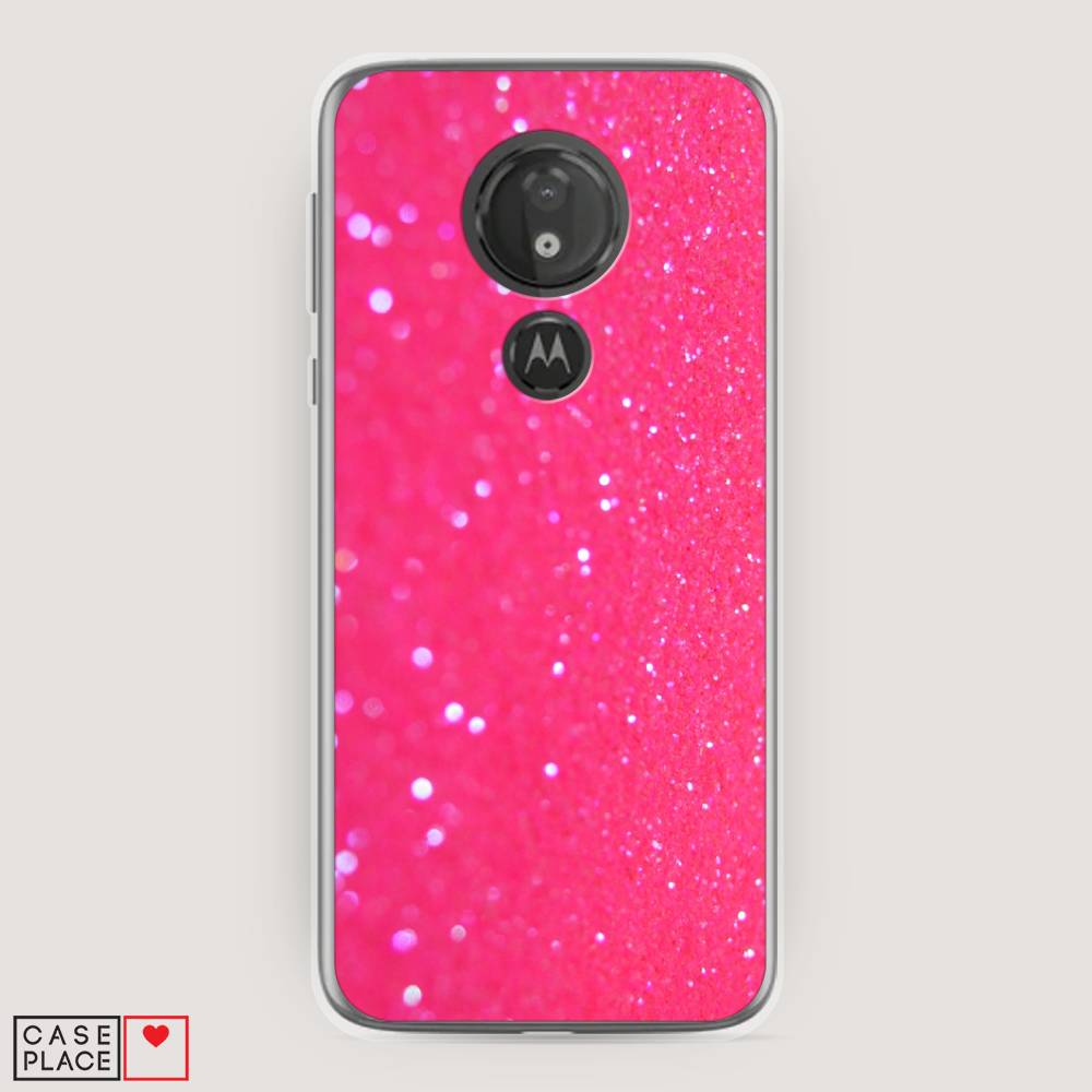 

Чехол Awog "Малиновые блестки рисунок" для Motorola Moto G7 Power