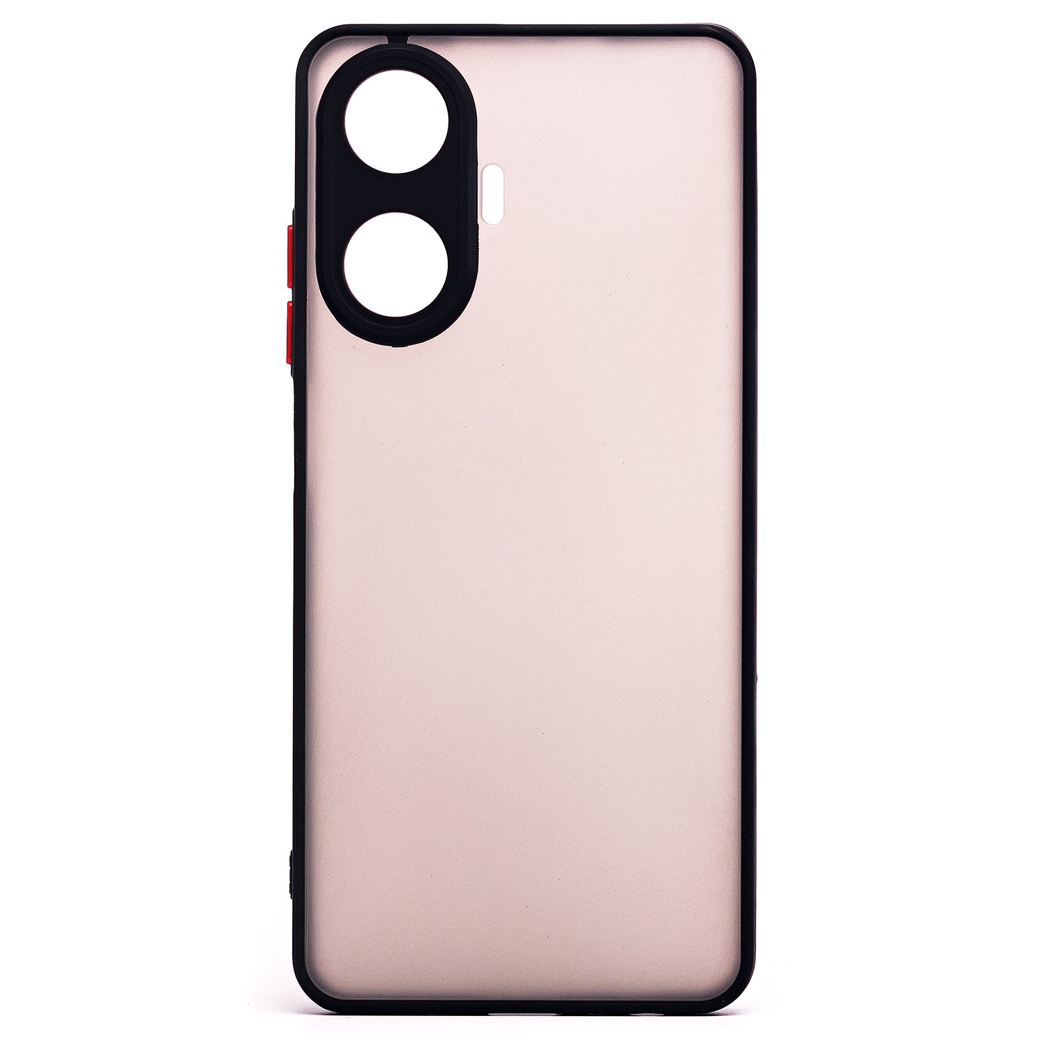 

Чехол для Realme C55 (RMX3710) пластиковый с окантовкой <черный>