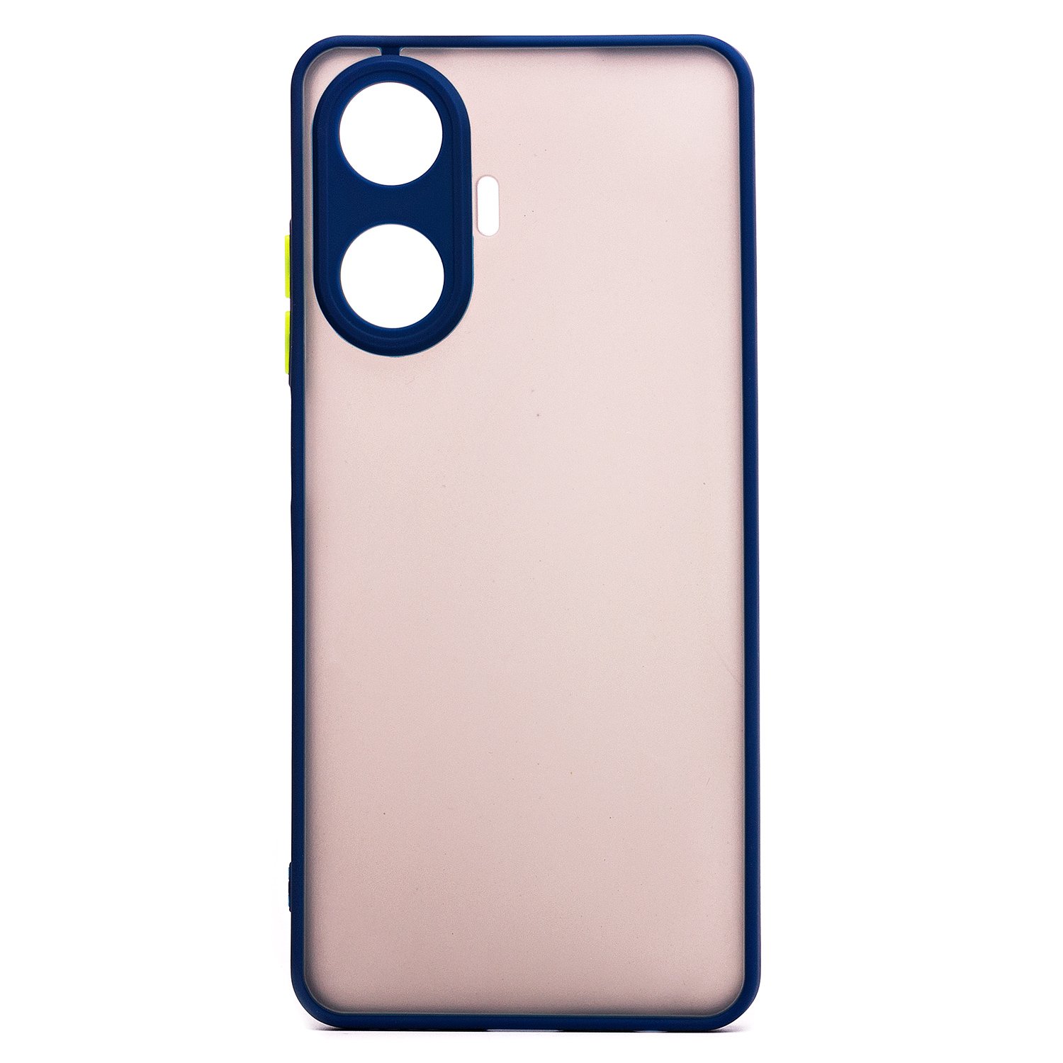 

Чехол для Realme C55 (RMX3710) пластиковый с окантовкой <синий>