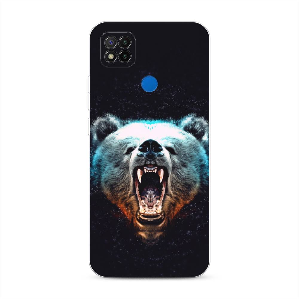 

Чехол Awog на Xiaomi Redmi 9C "Медведь", Разноцветный, 39050-2