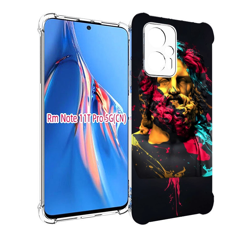 

Чехол MyPads арт-статуя-краски для Xiaomi Redmi Note 11T Pro / 11T Pro Plus / Poco X4 G..., Прозрачный, Tocco