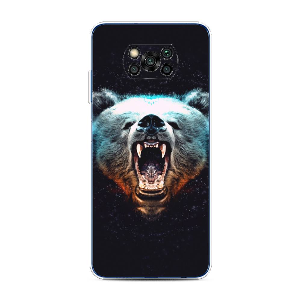 

Чехол Awog на Poco X3 NFC "Медведь", Разноцветный, 39250-2