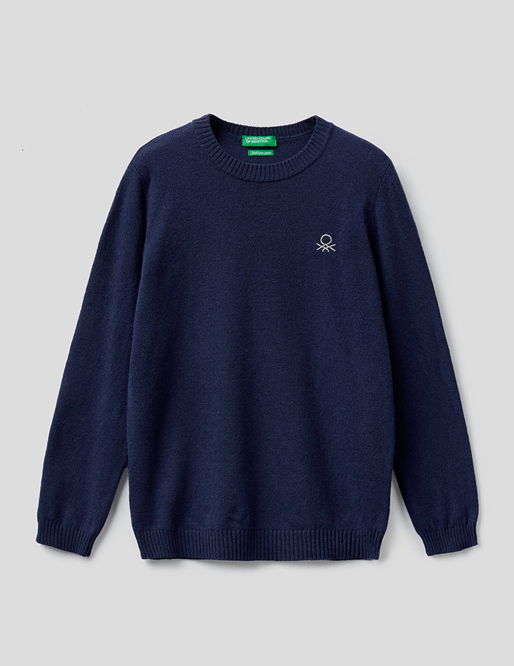 

Джемпер для мальчиков Benetton цв. синий р.170, 21A_1032C1931