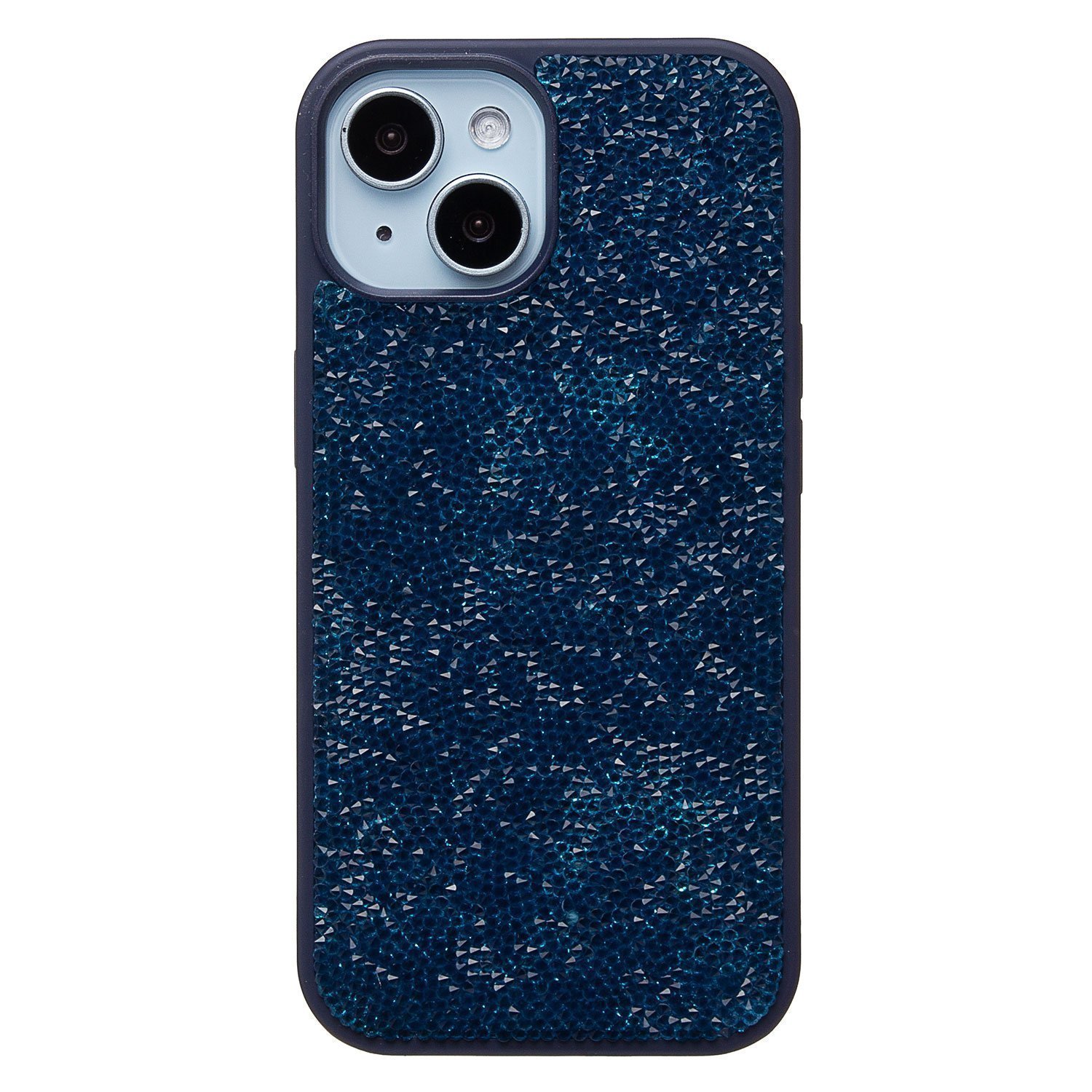 

Чехол для iPhone 15 пластиковый Posh Shine <синий>