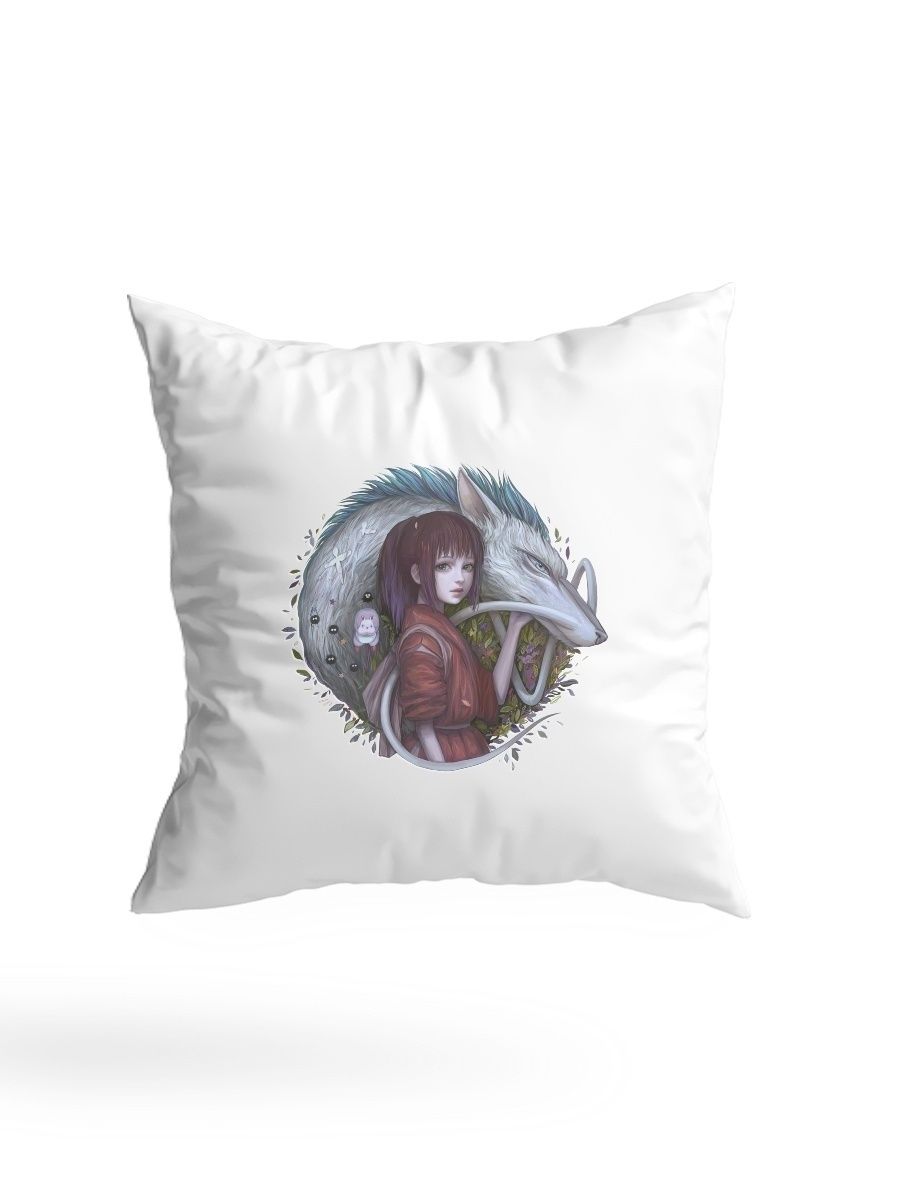 

Подушка СувенирShop Аниме "Унесенные призраками/Хаяо Миядзаки" 35x35, Белый, PL-ANGIB1-W/35S